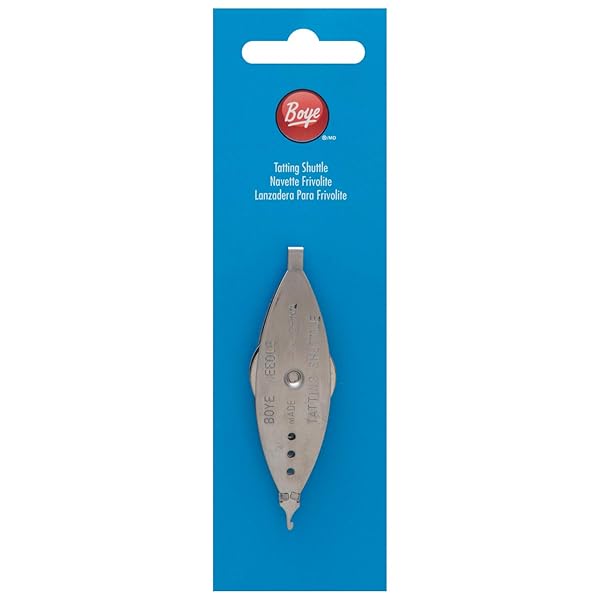 Boye Buy Boye 3707413000M Metal Needle Tatting Shuttle - Perfect for Crafting & DIY Projects - View 2 of 4