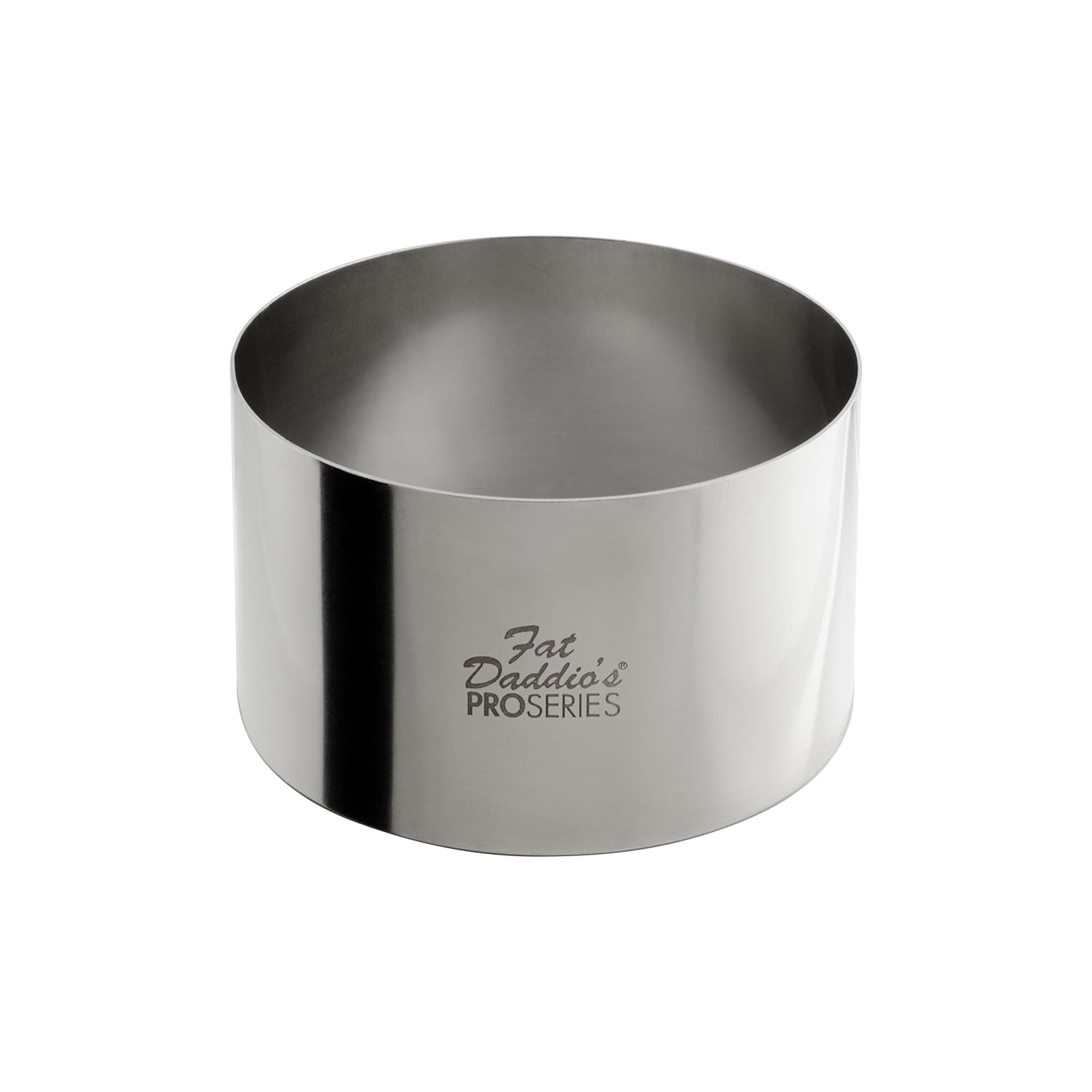 Fat Daddio's Fat Daddio's Stainless Steel Round Cake and Pastry Ring 3.5 x 2 Inch Silver