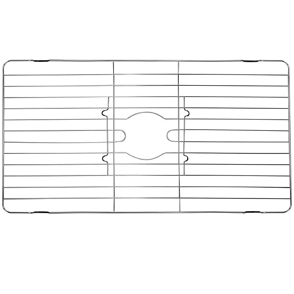 Better Houseware Better Houseware Stainless Steel Sink Protector Mat Rack for Kitchen Sinks 18 x 12 x 1 Durable Bottom Protection
