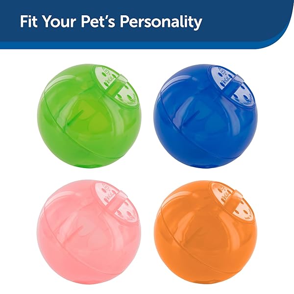 PetSafe PetSafe Slimcat Feeder Ball Interactive Cat Toy for Food and Treats Orange - View 5 of 6