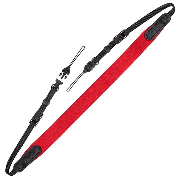 Buy OP/TECH USA 2202021 Bin/Op Strap - QD (Red) for Ultimate Camera Support & Comfort
