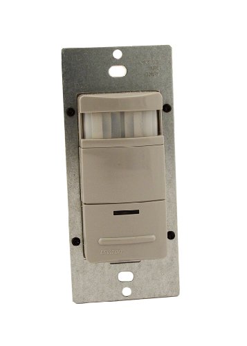 Leviton ODS10-IDG Decora Wall Switch Occupancy Sensor 120/277V - Gray | Energy-Efficient Solution