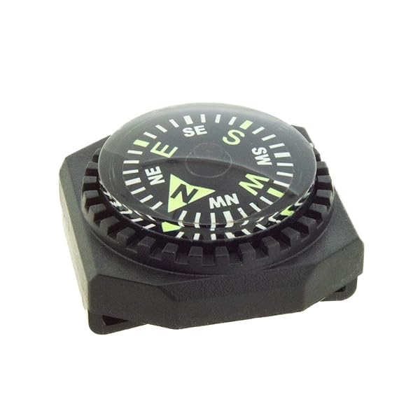 Sun Company Sun Company Slip-On Wrist Compass Easy to Read Compass for Watch Band or Paracord Survival Bracelet