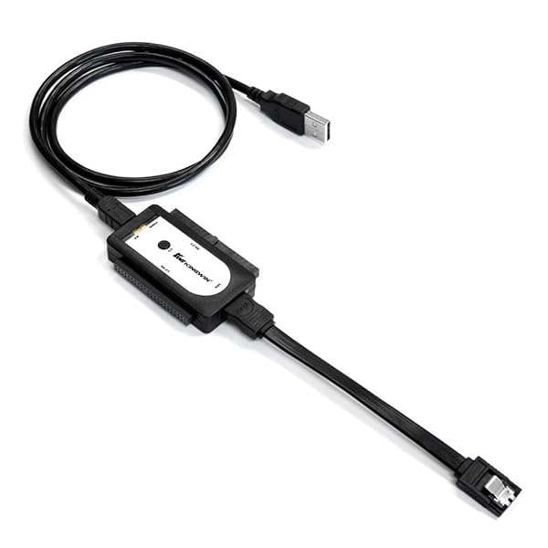 Kingwin "Kingwin USI-2535 USB 2.0 to SATA/IDE Adapter for 2.5", 3.5", 5.25" Drives - One Touch Backup & Power Supply Included"