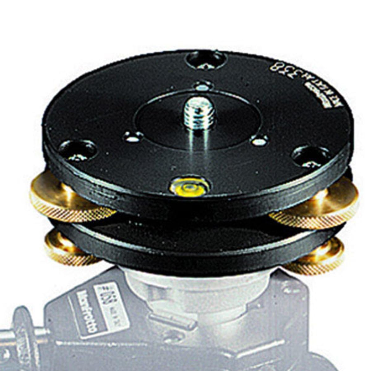 Manfrotto 338 QTVR Leveling Base for Stable Photography and Videography Support - View 2 of 2