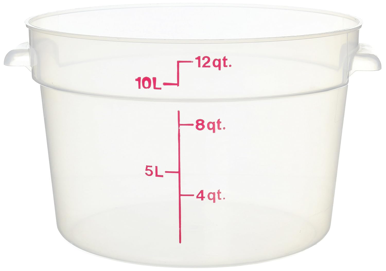 Cambro Cambro RFS2PP190 2 Qt Round Polypropylene Food Storage Container Camwear for Efficient Food Organization - View 6 of 7