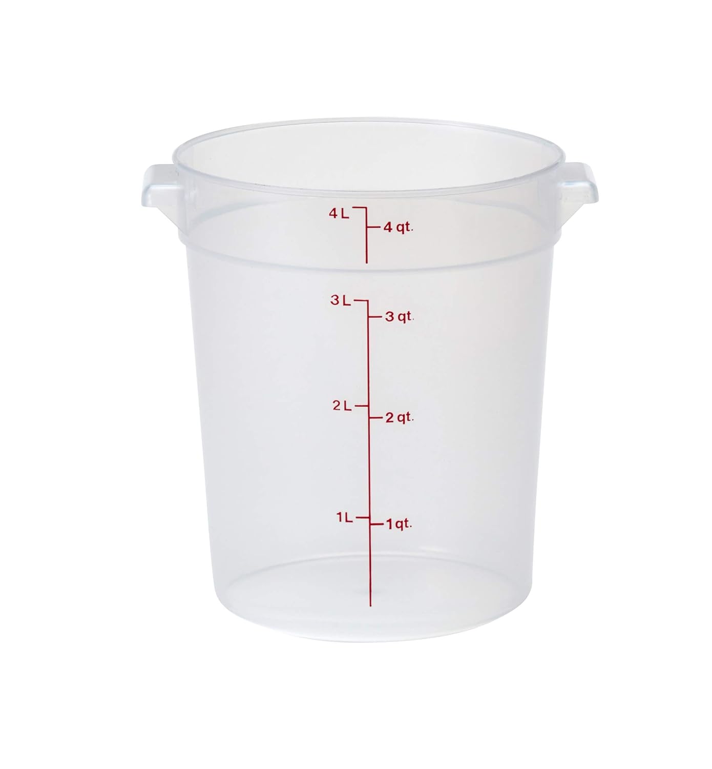 Cambro Cambro RFS2PP190 2 Qt Round Polypropylene Food Storage Container Camwear for Efficient Food Organization - View 7 of 7