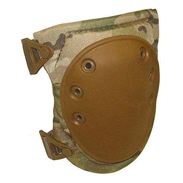 Alta ALTA 50413.16 AltaFLEX Knee Protector Pad - MultiCAM Cordura, AltaLOK Fastening, Flexible Cap, Long, Coyote Color