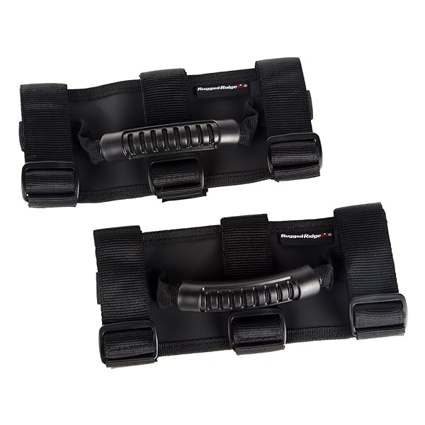 Rugged Ridge Rugged Ridge Ultimate Grab Handle Kit for Jeep CJ/Wrangler & Gladiator (1955-2024) - Black 13505.04