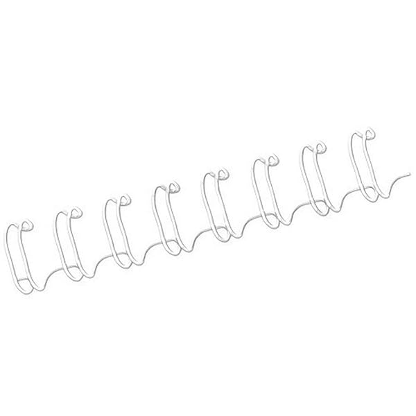 Fellowes Fellowes A4 Binding Wires 10mm - White (Pack of 100) for Professional Document Binding