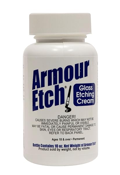 Armour Etch Armour Etch Glass Etching Cream - 10 oz for Stunning Glass Designs | Easy DIY Etching Solutions