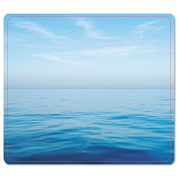 Fellowes Recycled Optical Mousepad Blue Ocean - Eco-Friendly Desk Accessory (5903901)