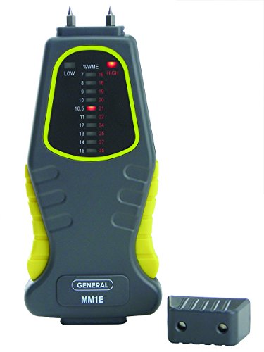 General Tools General Tools MM1E Moisture Meter: Accurate Pin Type with LED Bar Graph for Easy Reading