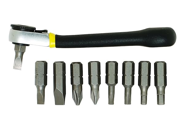 General Tools General Tools 80075 Nine-Piece Ratchet Offset Screwdriver Set: Versatile & Durable Hand Tool for Every DIY Project