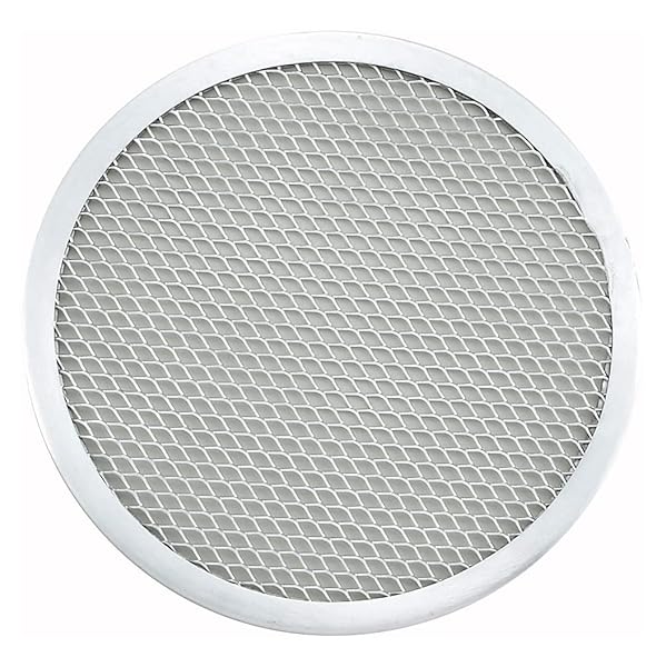 Winco Winco APZS-10 10-Inch Seamless Aluminum Pizza Screen - Perfect for Crisp Crusts!