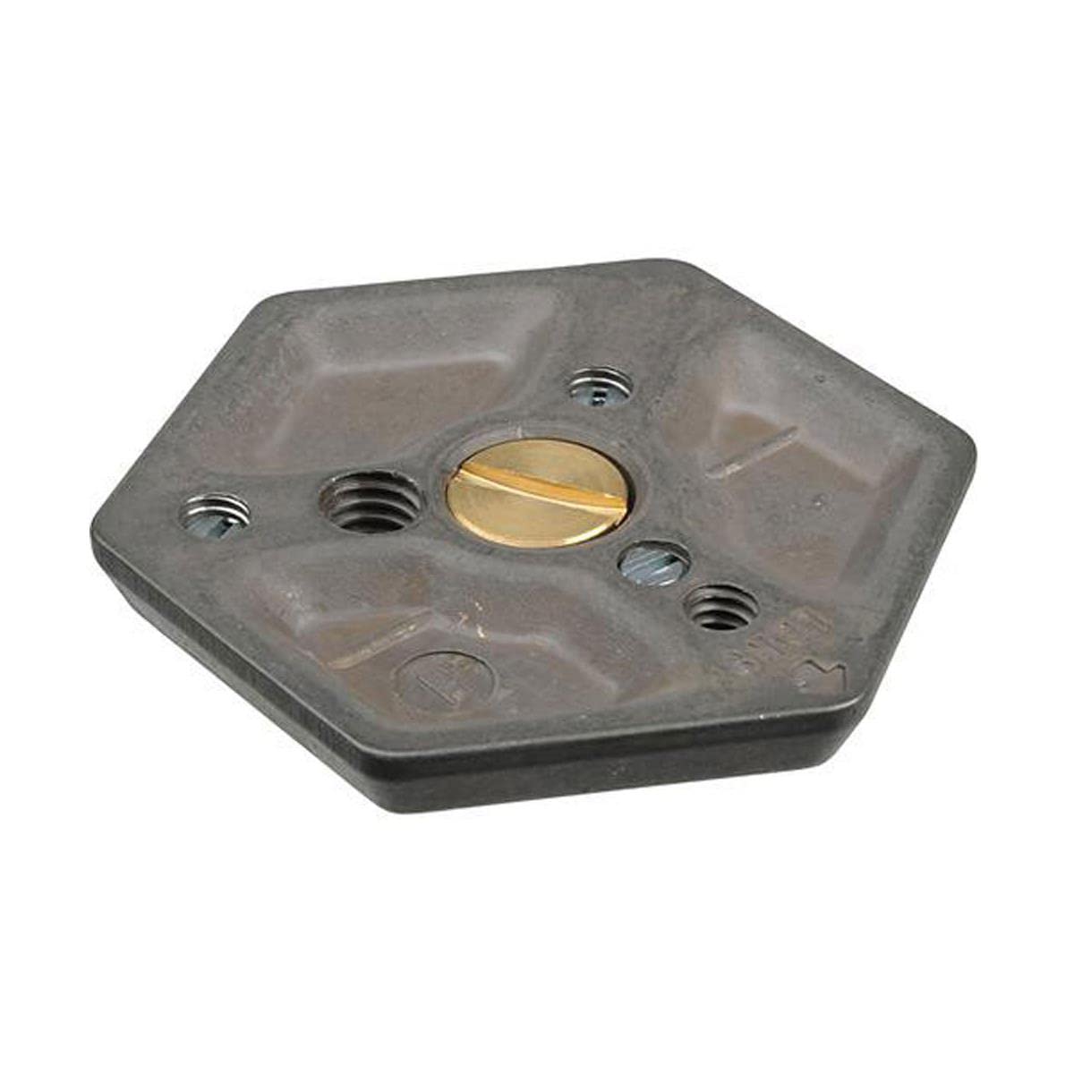 Manfrotto 130-38 Hexagonal Quick Release Mounting Plate 3/8 Inch Thread Flush Mount Screw for Tripods and Cameras - View 2 of 3