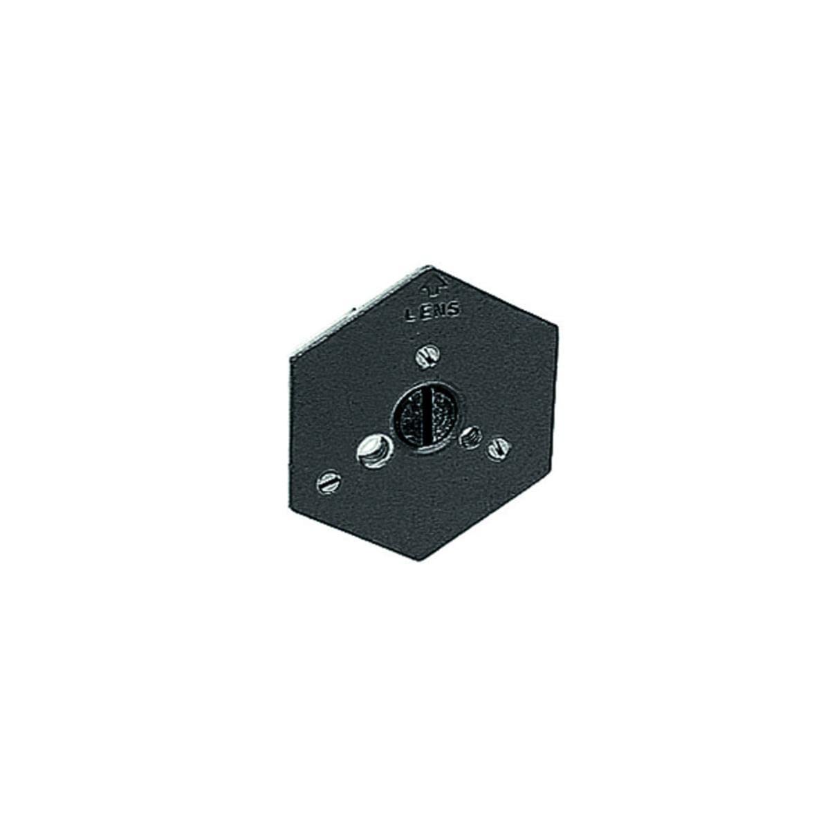 Manfrotto 130-38 Hexagonal Quick Release Mounting Plate 3/8 Inch Thread Flush Mount Screw for Tripods and Cameras - View 3 of 3