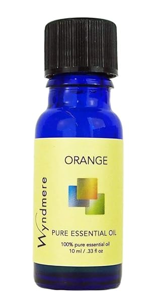 Wyndmere WYNDMERE NATURALS Orange Essential Oil 0.33 FZ Pure Aromatherapy for Relaxation and Uplifting Mood