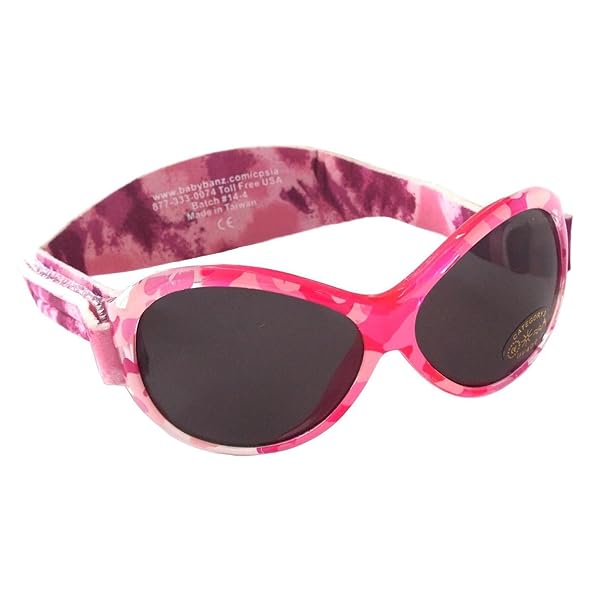 Banz Shop Kidz Banz Retro Oval Sunglasses for Kids - Pink Diva Camo (Ages 2-5)