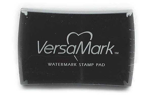 Tsukineko Buy Tsukineko VM000001 VersaMark Pigment Inkpad - Full-Size 3x2 Inch Clear Ink for Crafting