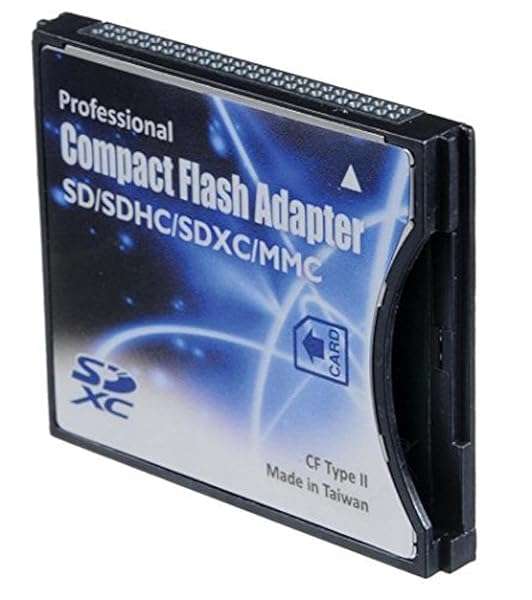 shopdigi Shopdigi CDA Compact Flash CF Type 2 Adapter for SD Cards - Not for CF Type 1 Devices