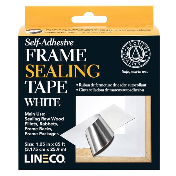 Lineco High-Quality White Frame Sealing Tape for Superior Insulation & Durability