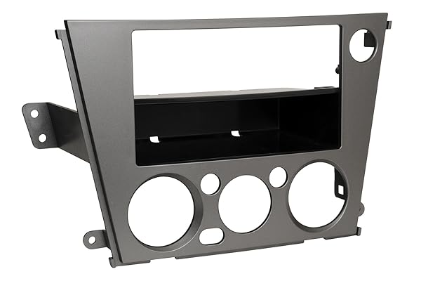 Scosche SU2025B Double DIN Dash Kit for 2005-09 Subaru Legacy & Outback with Rotary A/C Controls