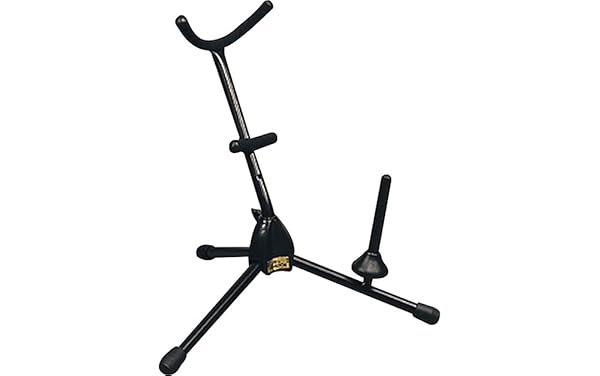 Buy Hamilton Alto/Tenor Sax Stand - Black with Flute/Clarinet Peg | Durable & Adjustable