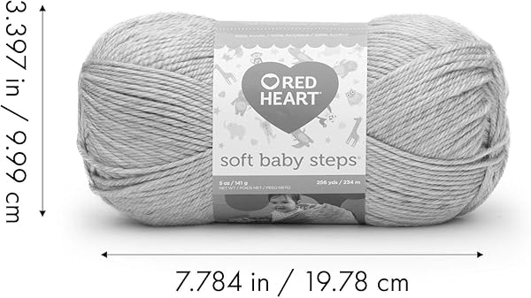 Red Heart Buy RED HEART Soft Baby Steps Yarn in Baby Blue - Perfect for Cozy Baby Projects! - View 9 of 11