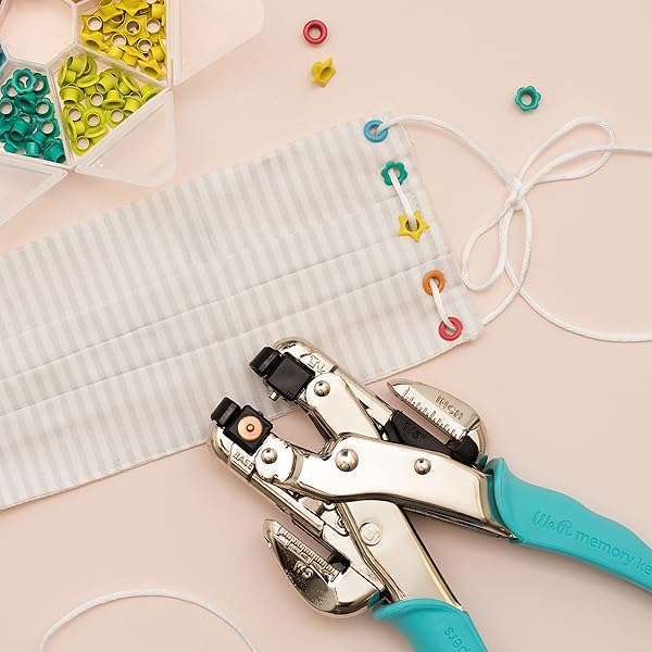 We R Memory Keepers Crop-A-Dile Eyelet Setter & Snap Punch - Versatile Craft Tool for Paper, Fabric, Leather & More - View 6 of 10
