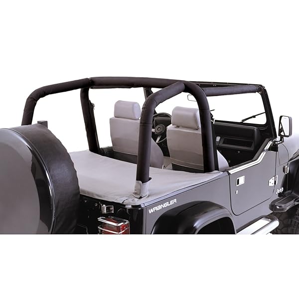 Rugged Ridge Roll Bar Cover Kit for 1997-2002 Jeep Wrangler TJ | Model 13612.15 - Durable & Stylish Protection