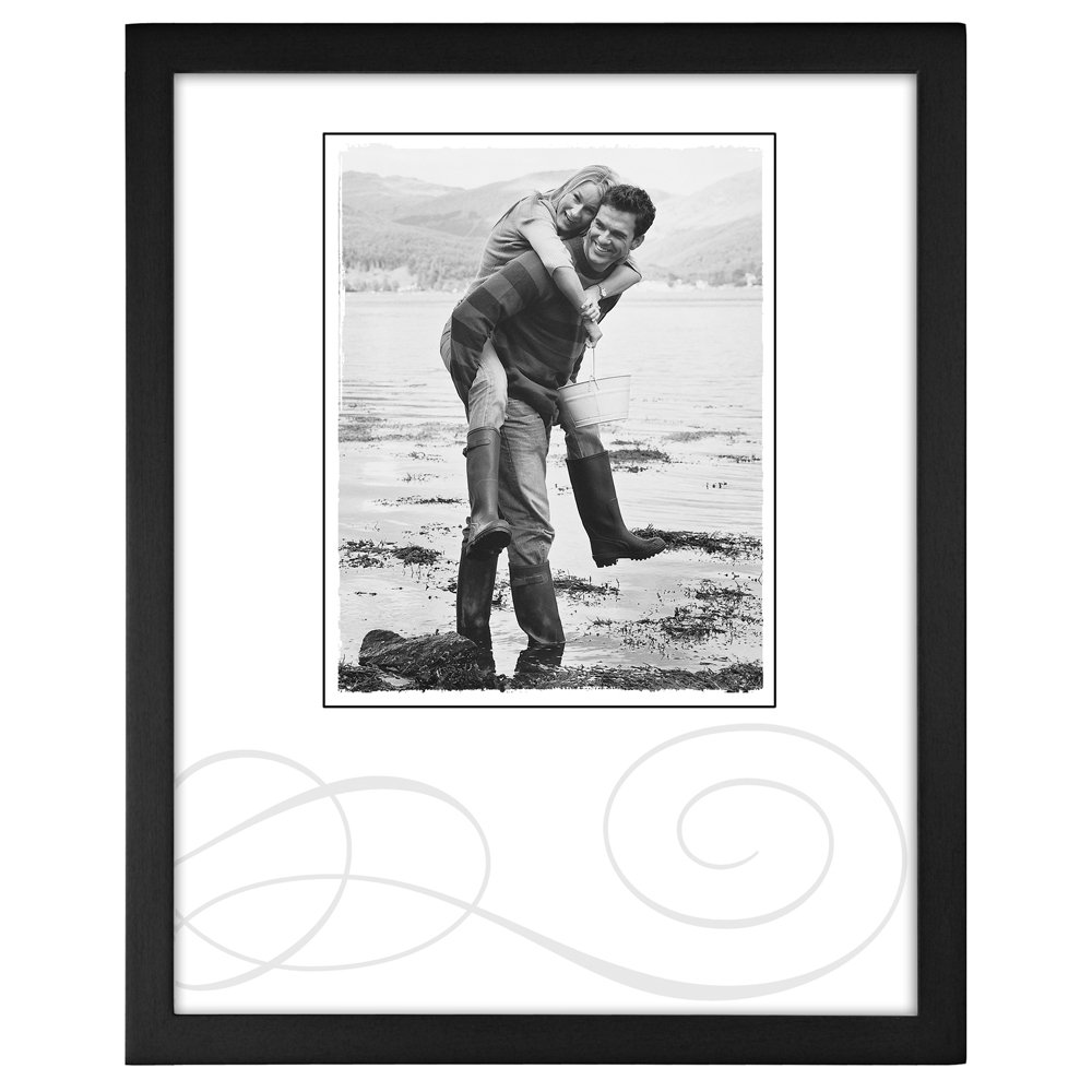 Malden Malden International Designs Black Concept Wood Picture Frame 3.5x5 Elegant Black Frame for Photos and Artwork - View 2 of 9