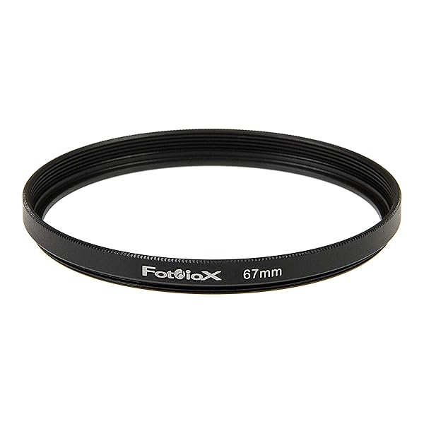 Fotodiox 67mm Metal Spacing Ring - Anodized Black for Enhanced Photography
