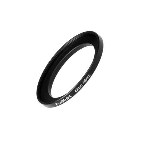 Fotodiox Fotodiox Metal Step Up Ring, Anodized Black Metal 43mm-52mm, 43-52 mm - View 2 of 4