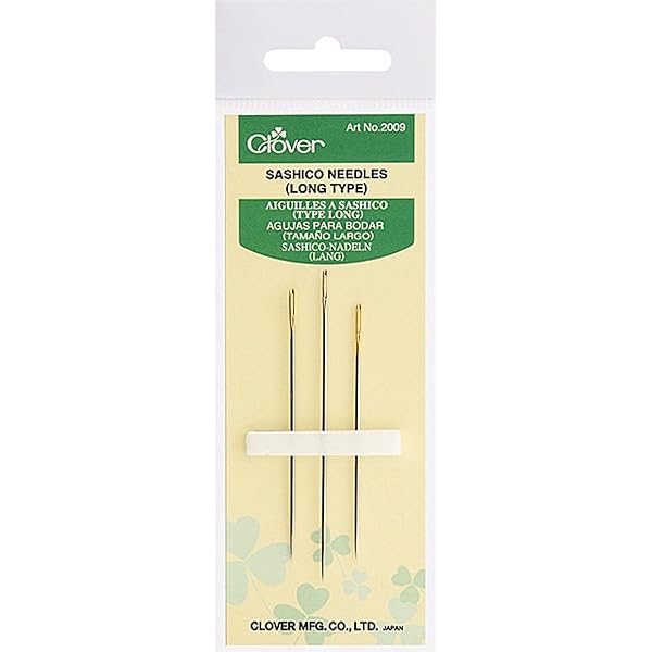 Shop Long Clover Sashico Needles for Perfect Stitching | Fast Shipping & Quality Craft Supplies