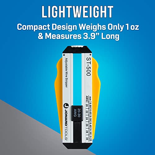 Jonard Tools Jonard Tools ST-500 Adjustable Precision Wire Stripper for 20-30 AWG - Ultimate Tool for Electricians - View 7 of 8