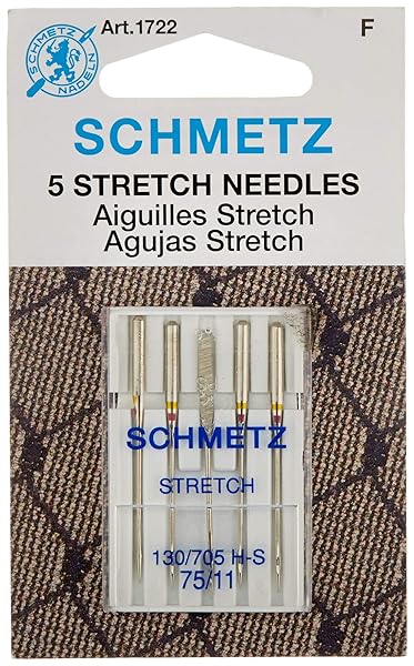 Buy Schmetz Stretch Machine Needles 11/75 - Perfect for Knits & Stretch Fabrics