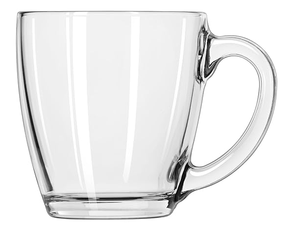 Libbey Libbey 15.5 oz Tapered Mugs - Set of 6 Clear Glass Coffee Cups for Home & Office - View 2 of 2