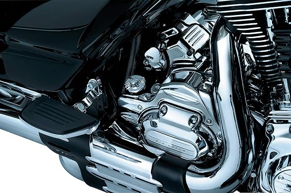 Kuryakyn Upgrade Your Harley: Kuryakyn 7847 Chrome Starter Cover Accent for 2007-16 Models - View 5 of 5