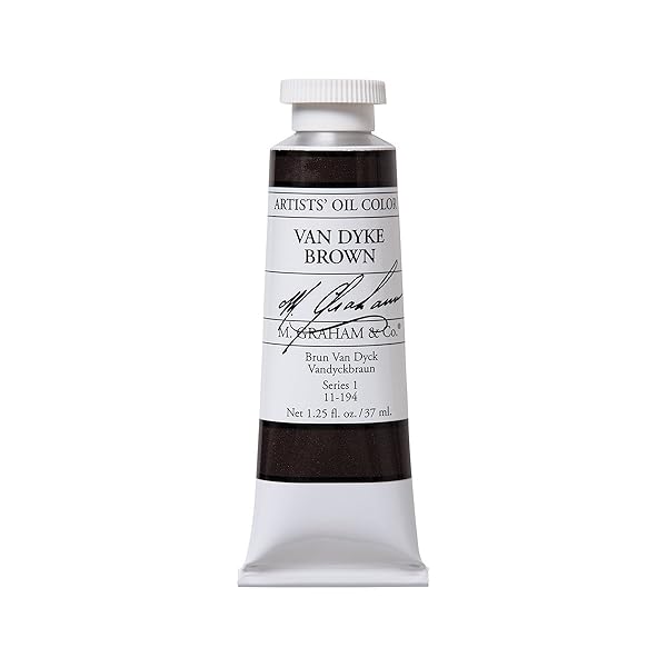 M. Graham & Co. Buy M. Graham Van Dyke Brown Artist Oil Paint 1.25oz Tube - Premium Quality Cassell Earth Color - View 2 of 4