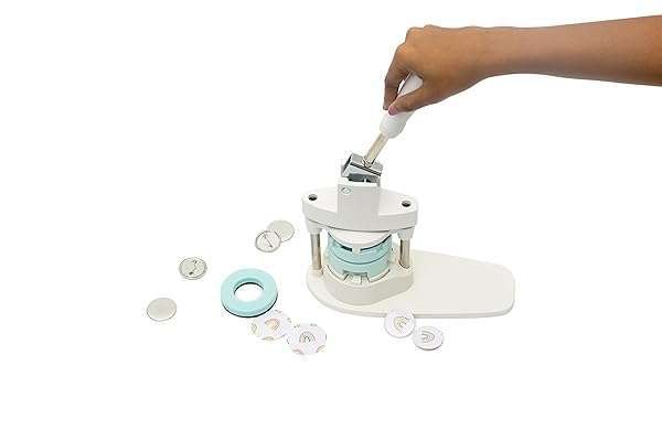 We R Memory Keepers Create Custom Pins & Badges with We R Memory Keepers Button Press Kit - Includes Everything You Need! - View 4 of 11