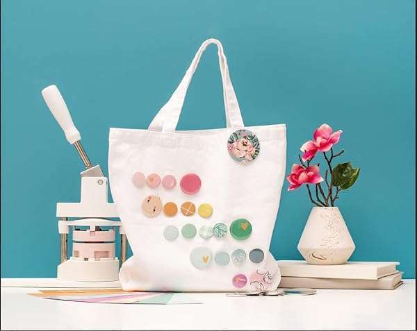 We R Memory Keepers Create Custom Pins & Badges with We R Memory Keepers Button Press Kit - Includes Everything You Need! - View 8 of 11