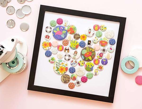 We R Memory Keepers Create Custom Pins & Badges with We R Memory Keepers Button Press Kit - Includes Everything You Need! - View 9 of 11