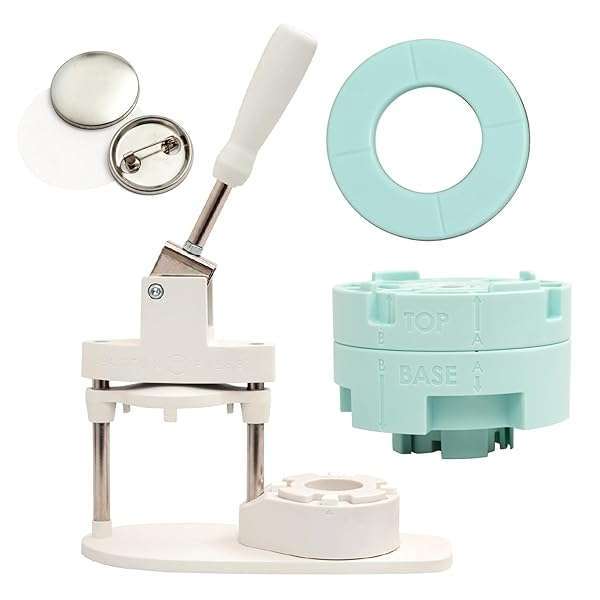 We R Memory Keepers Create Custom Pins & Badges with We R Memory Keepers Button Press Kit - Includes Everything You Need!