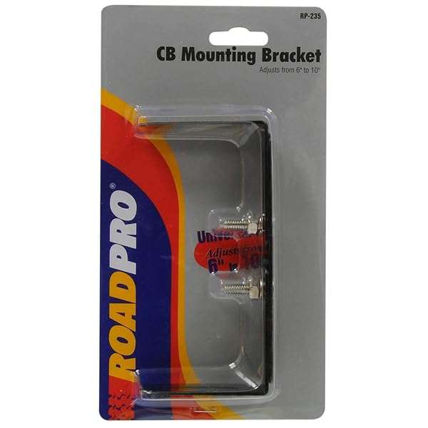 RoadPro ROADPRO RP-235 Adjustable Universal Mounting Bracket for CB, Ham Radio & Scanners - Versatile & Durable Solution - View 4 of 4