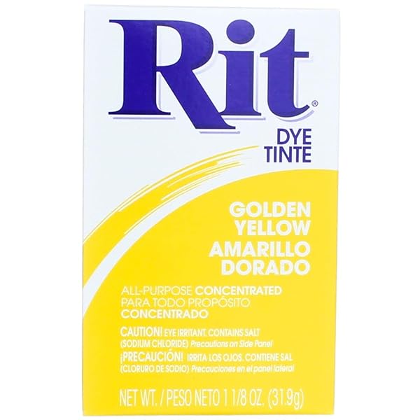 Rit Rit Dye Powder in Golden Yellow: Vibrant Color for Fabrics & Crafts - View 3 of 8
