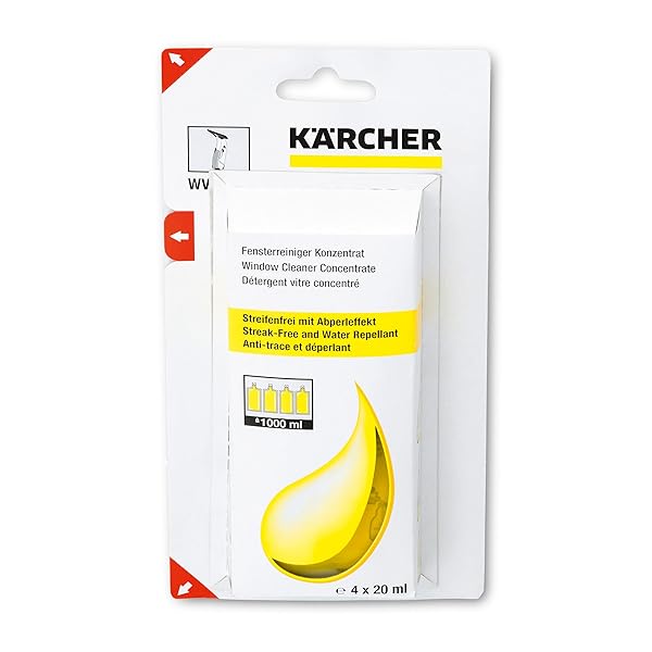 Karcher Top Window Cleaner Concentrate: Streak-Free Shine for Crystal Clear Windows