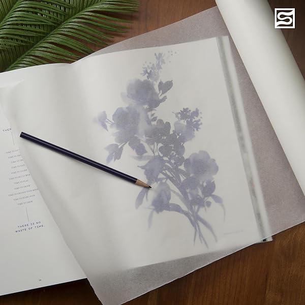 Bienfang "Bienfang Sketching & Tracing Paper Roll - 12" x 50 Yards for Drawing, Sketching & Sewing Patterns" - View 11 of 11