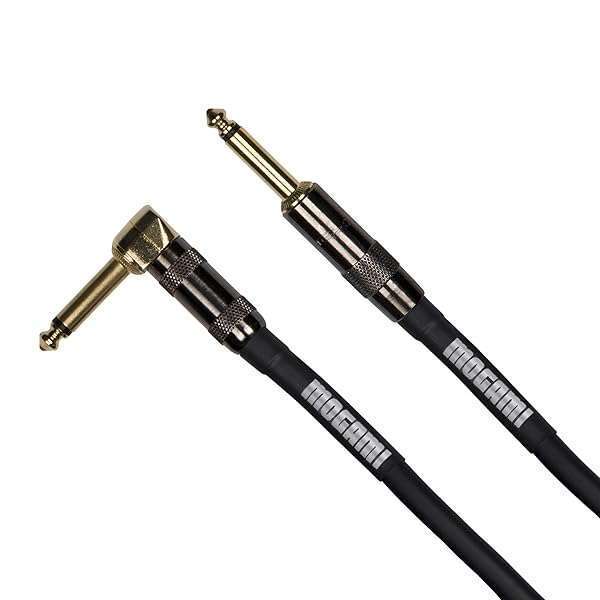 Buy Mogami Platinum Guitar 12R Cable - 12ft Straight to R/A Ends for Superior Sound Quality