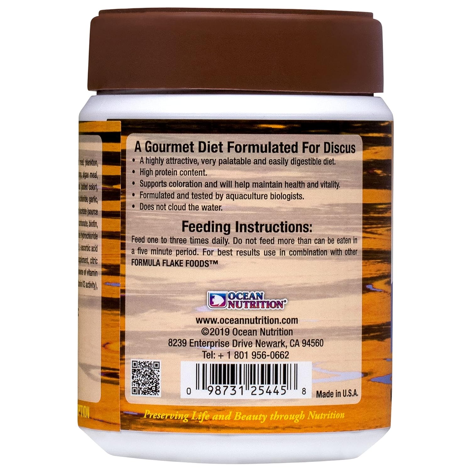 Ocean Nutrition Ocean Nutrition Discus Flakes 2.5 oz Premium Fish Food for Healthy Discus Fish Nutrition - View 3 of 7